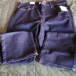 Denizen from Levi's Dark Indigo High Rise Ankle Jeans